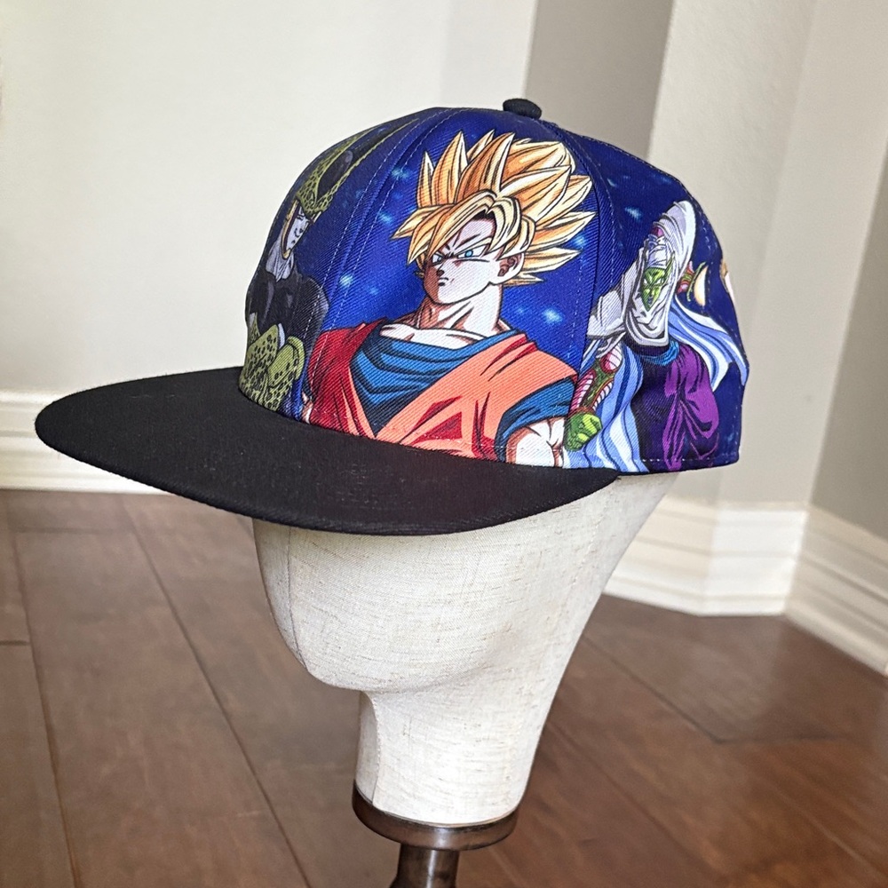 Dragon Ball Z Black and Blue Snapback Hat